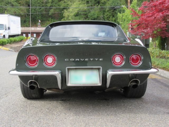 1969 Fathom Green Chevrolet Corvette Coupe