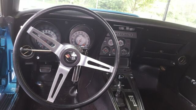 1969 Blue Chevrolet Corvette Coupe