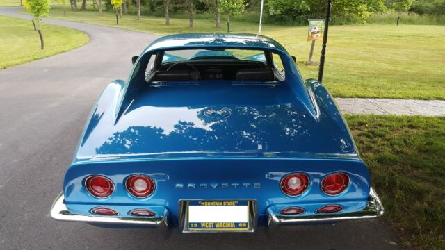 1969 Blue Chevrolet Corvette Coupe