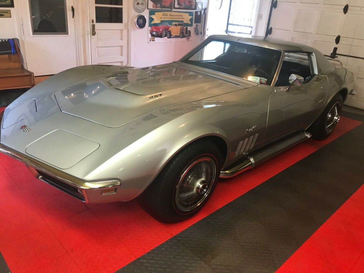 1969 Silver Chevrolet Corvette