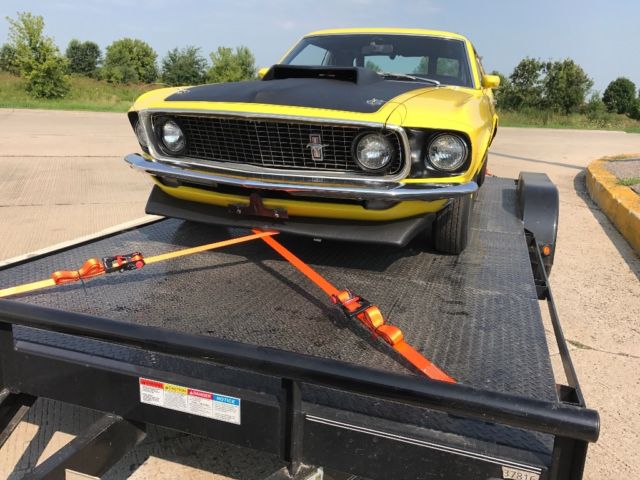 1969 Yellow Ford Mustang Coupe