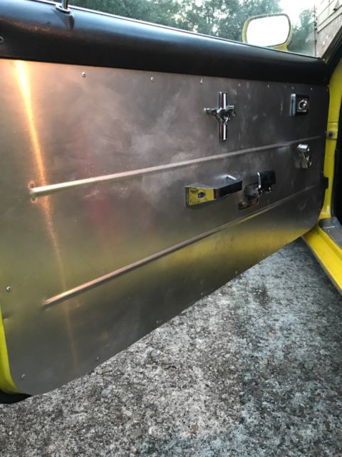 1969 Yellow Ford Mustang Coupe