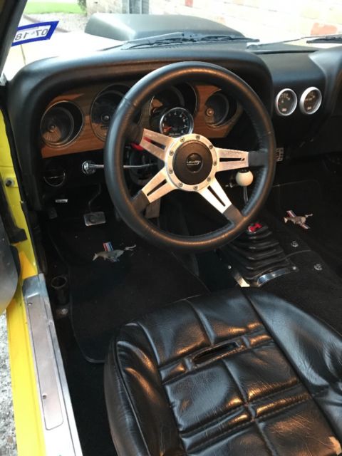 1969 Yellow Ford Mustang Coupe