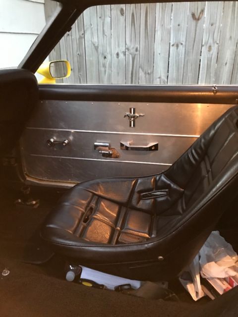 1969 Yellow Ford Mustang Coupe