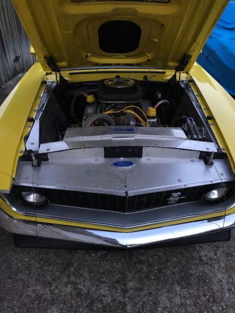 1969 Yellow Ford Mustang Coupe