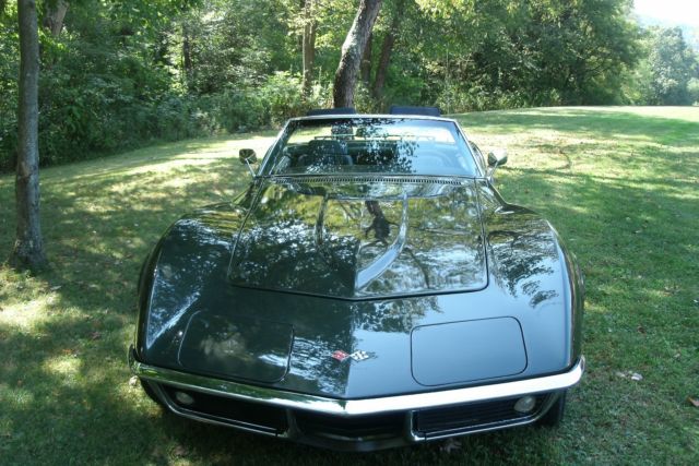 1969 fathom green Chevrolet Corvette Convertible