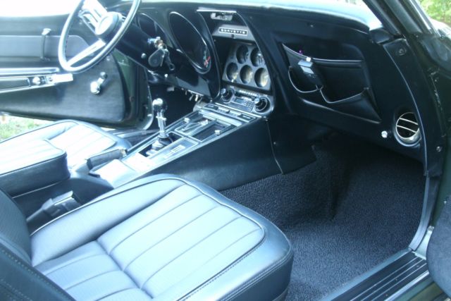 1969 fathom green Chevrolet Corvette Convertible