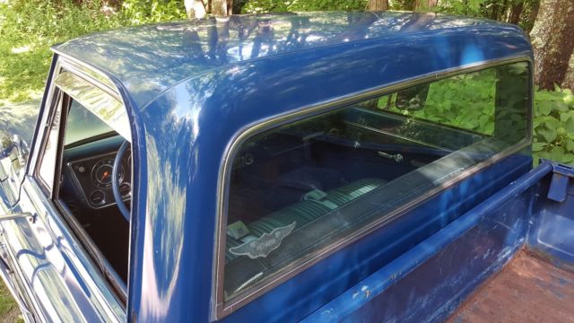 1969 Blue Chevrolet C-10 Standard Cab Pickup