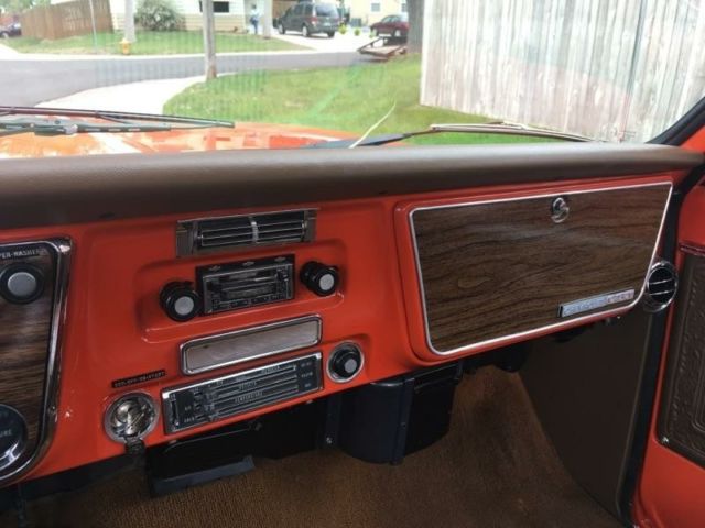 1969 Orange Chevrolet C-10 Standard Cab Pickup