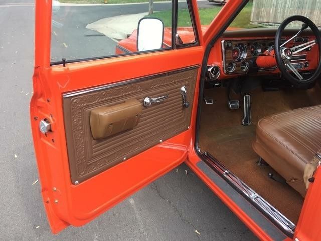 1969 Orange Chevrolet C-10 Standard Cab Pickup