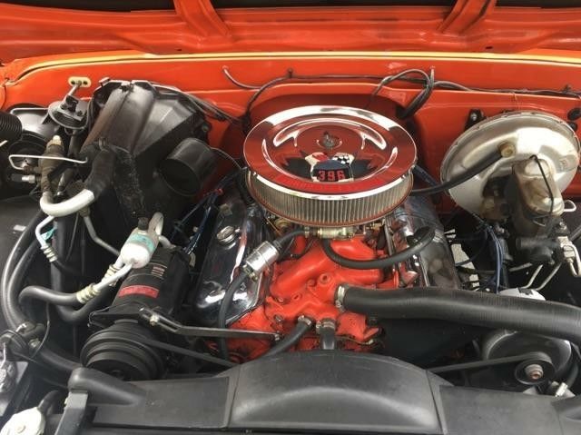 1969 Orange Chevrolet C-10 Standard Cab Pickup