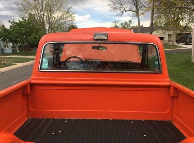 1969 Orange Chevrolet C-10 Standard Cab Pickup