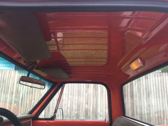 1969 Orange Chevrolet C-10 Standard Cab Pickup