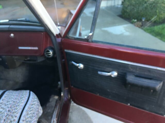 1969 Burgundy Chevrolet C-10 Standard Cab Pickup