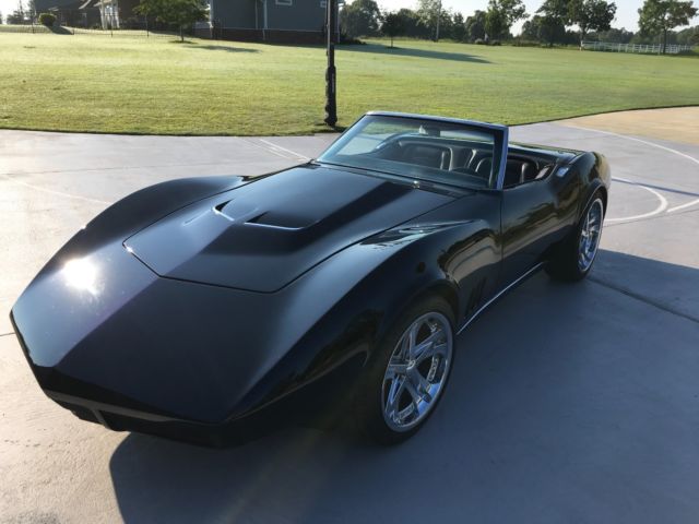 1969 Black Chevrolet Corvette Convertible
