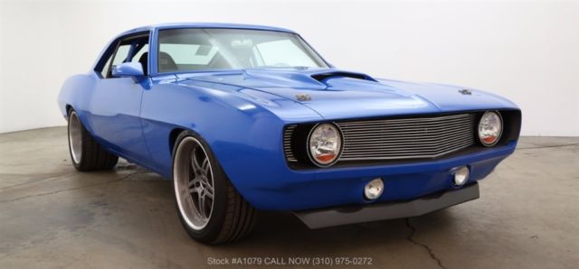 1969 Blue Chevrolet Camaro