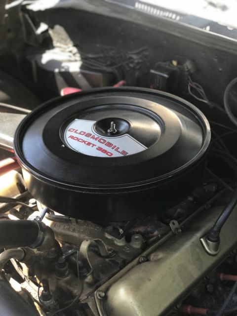 1969 Green Oldsmobile Cutlass Convertible