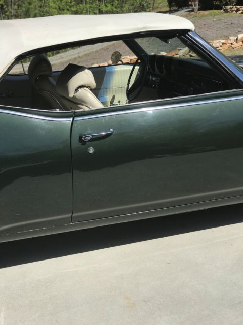 1969 Green Oldsmobile Cutlass Convertible