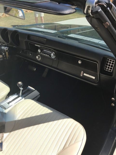 1969 Green Oldsmobile Cutlass Convertible