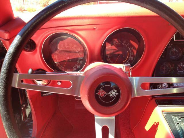 1969 Black Chevrolet Corvette Coupe / Removable top