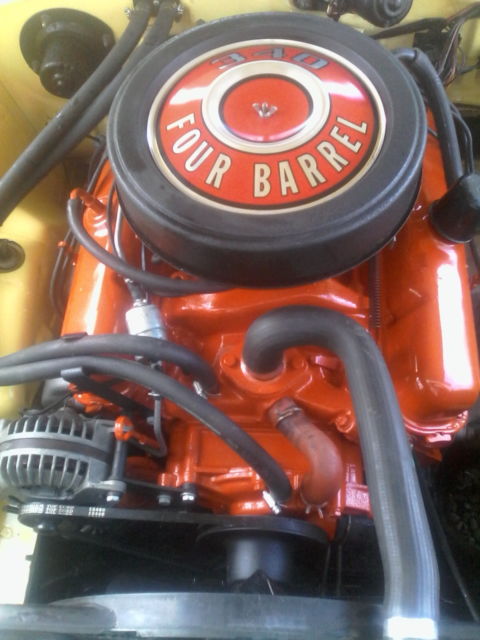 1969 Sunfire Yellow Dodge Dart