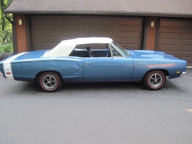 1969 Blue Dodge Coronet Convertible