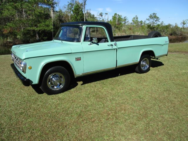 1969 Green Dodge Other Pickups Extended Cab Pickup