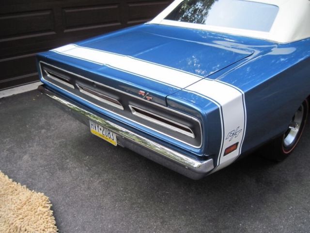 1969 Blue Dodge Coronet Convertible