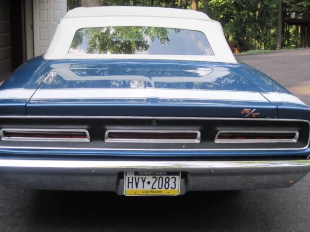 1969 Blue Dodge Coronet Convertible