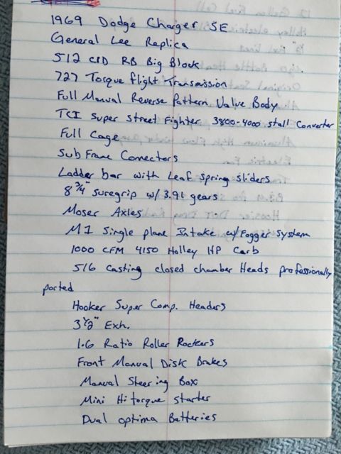 1969 Orange Dodge Charger