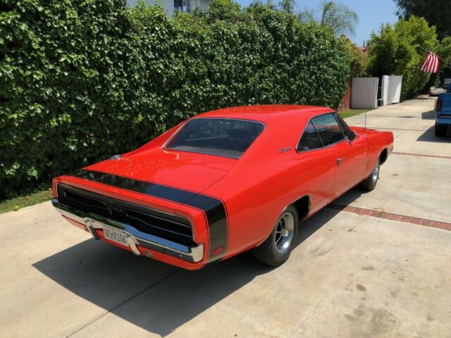 1969 Orange Dodge Charger Coupe