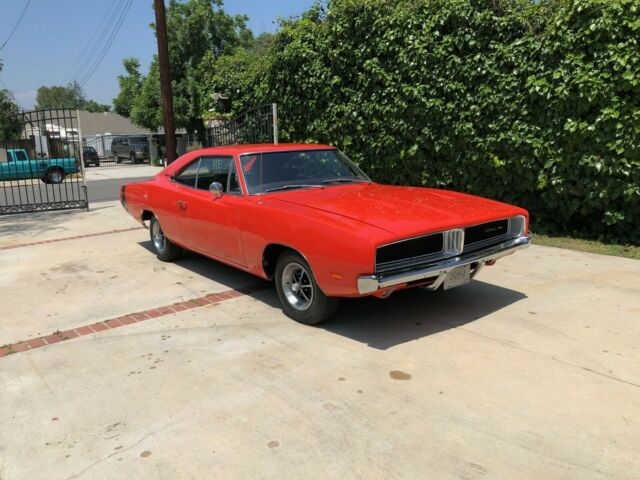 1969 Orange Dodge Charger Coupe