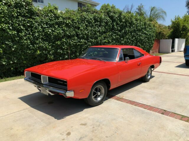1969 Orange Dodge Charger Coupe