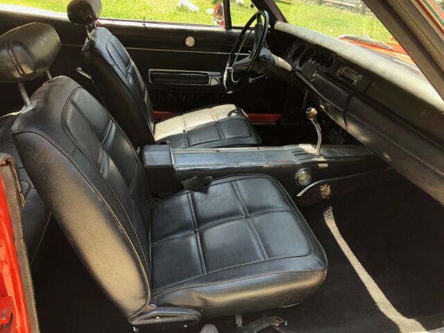 1969 Orange Dodge Charger Coupe