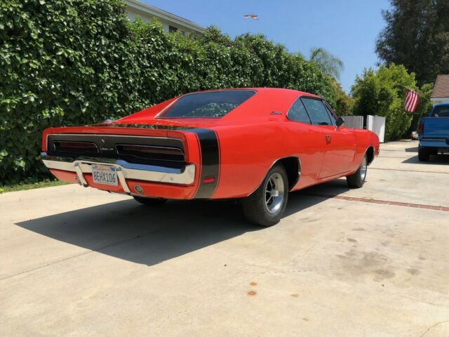 1969 Orange Dodge Charger Coupe