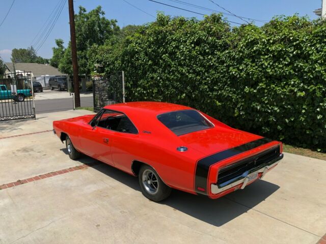 1969 Orange Dodge Charger Coupe