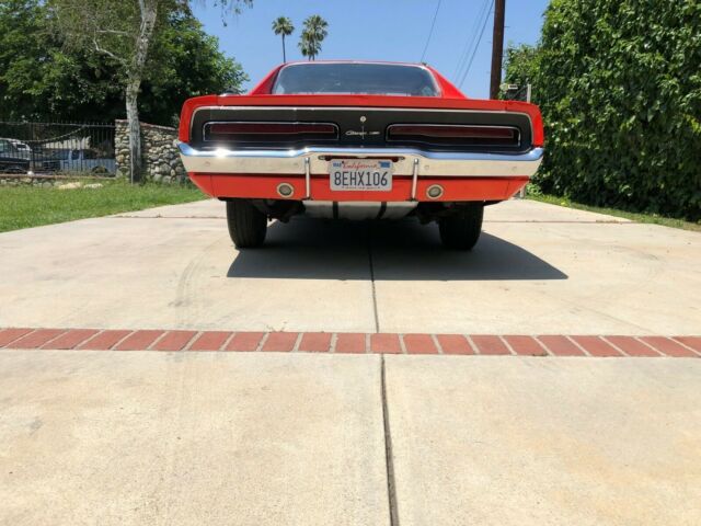 1969 Orange Dodge Charger Coupe