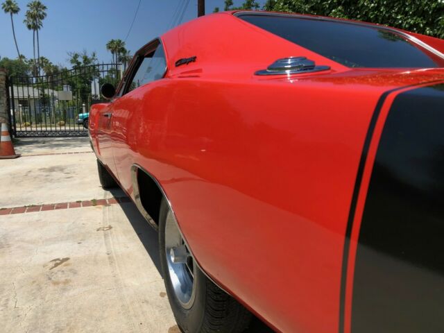 1969 Orange Dodge Charger Coupe