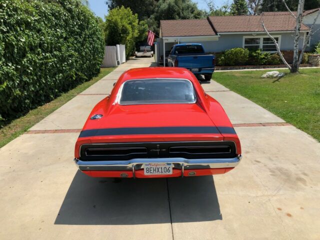 1969 Orange Dodge Charger Coupe