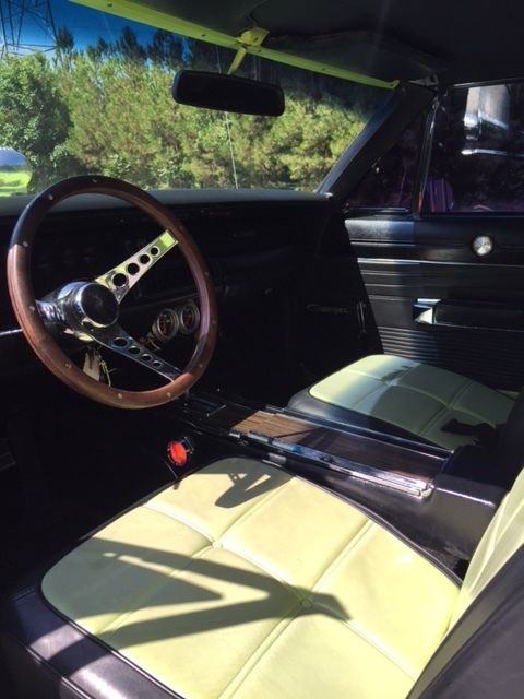 1969 Green Dodge Charger Hardtop