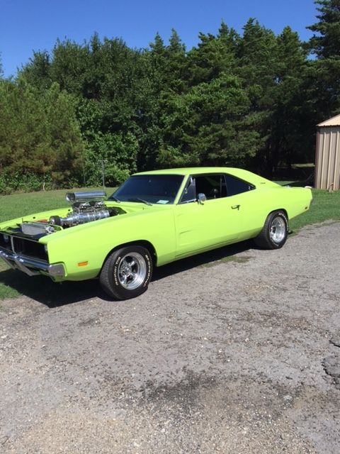 1969 Green Dodge Charger Hardtop
