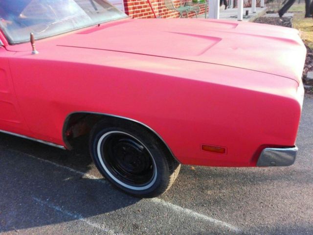 1969 Orange Dodge Charger Coupe