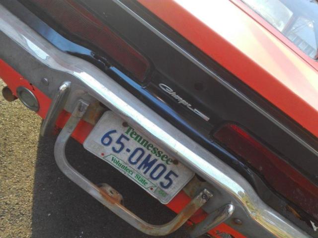 1969 Orange Dodge Charger Coupe