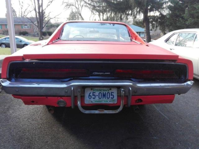 1969 Orange Dodge Charger Coupe