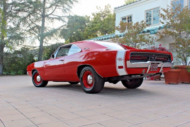 1969 Red Dodge Charger Hardtop