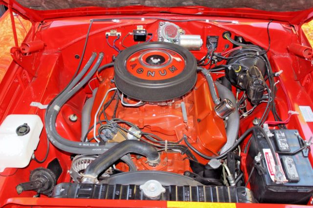 1969 Red Dodge Charger Hardtop