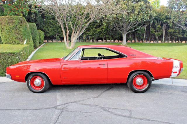 1969 Red Dodge Charger Hardtop