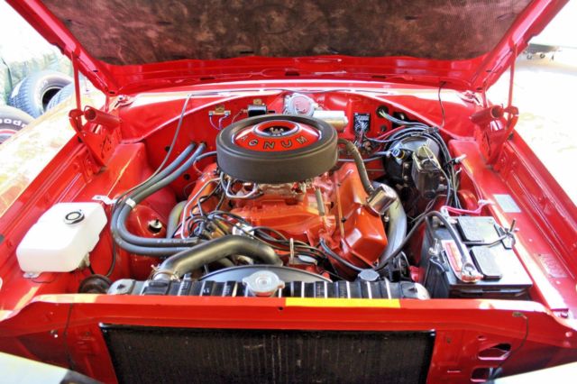 1969 Red Dodge Charger Hardtop