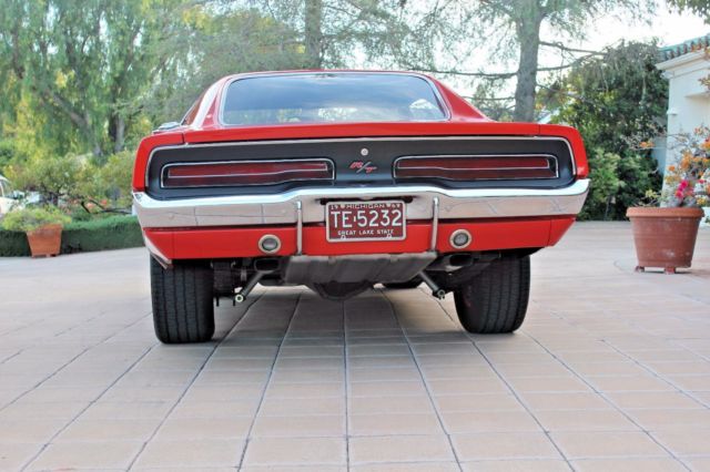 1969 Red Dodge Charger Hardtop
