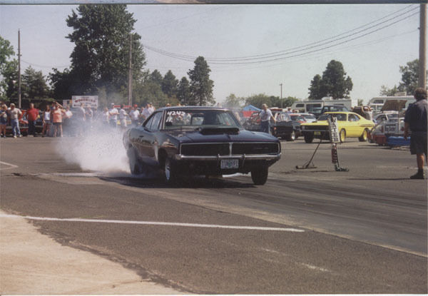 1969 Black Dodge Charger Hardtop